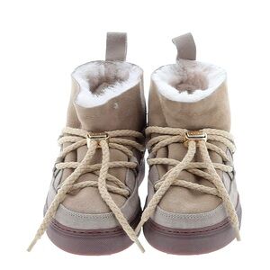 Inuikii Beige Shearling Boots